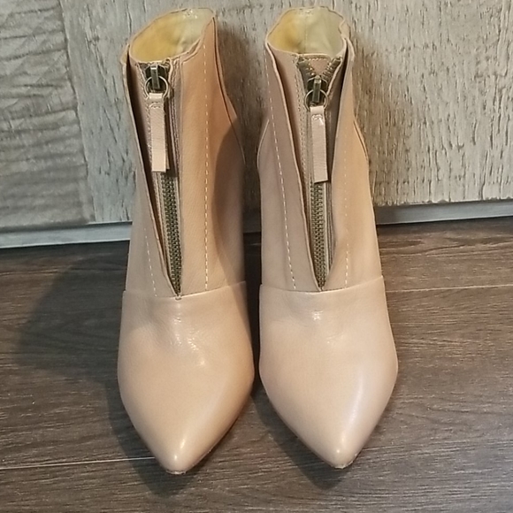 Joe's Nude Leather Booties - Picture 2 of 5